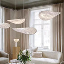 Axyaa Silk Pendant Light: Modern Nordic Chandelier for Living Room, Bedroom, Restaurant & Home Decor