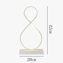 Axyaa Dimmable LED Ring Table Lamp for Home Décor & Bedroom Lighting