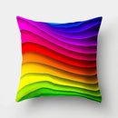 Axyaa Geometric Animal Rainbow Pillow Case for Home Decor 45X45CM