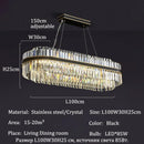 Axyaa Crystal Chandeliers for Modern Luxury Living & Dining Rooms