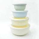Axyaa Mixing Bowl Set with Lids, Food-Grade Salad Containers, Snack Bowls, Fresh-Keeping Bento Box