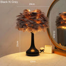 Axyaa LED Feather Lamp USB Night Light Ambient Lighting