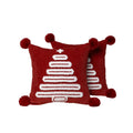 Axyaa Christmas Tree Jacquard Embroidery Throw Pillow Cover
