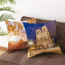 Axyaa French Landscape Pillowcase: Custom European-style Cushion Cover for Home Decor