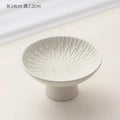 Axyaa Ceramic Snack Plate for High Tea, Nuts, and Dried Fruits