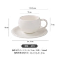 Axyaa Stone Ceramic Latte Mug Flower Decor Drinkware