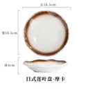 Axyaa Irregular Ceramic Tableware Set - Creative Japanese & Korean Style Dining Plates