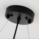 Axyaa Black Gold Chandelier with Double Glass Lampshade for Elegant Lighting