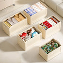 Axyaa Stackable Outdoor Camping Storage Box with Lid - Multipurpose Organizer