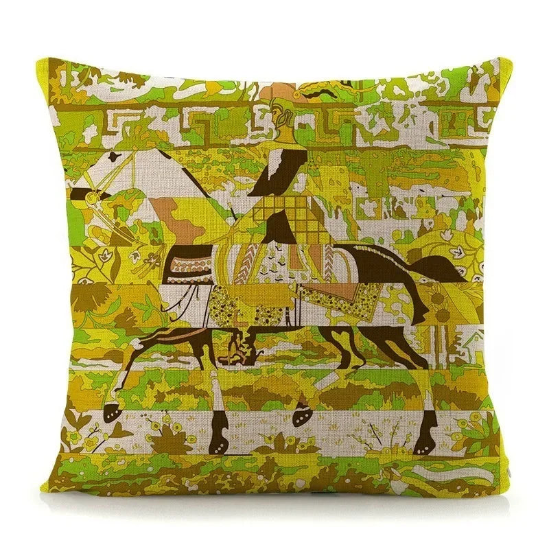 Luxury Abstract Art Pattern Pillow Cover by Axyaa - 45x45cm