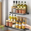 Axyaa Kitchen Storage Rack Fridge Organizer Clear Tray Food Spice Organizer