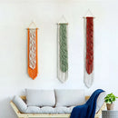 Axyaa Nordic Leaf Macrame Tapestry Hanging: Boho Garden Wall Decor Dream Catcher