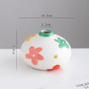 Axyaa Ceramic Flower Vase with Handle - Home Decor Plant Pot