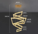 Axyaa Crystal Chandeliers: Modern LED Ceiling Hanging Lights for Living Room