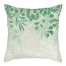 Axyaa Peacock Feather Polyester Cushion Covers - Leaf Printed Decorative Pillow Cases