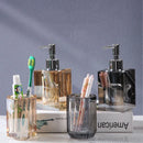 Axya Crystal Clear Bathroom Set - Dispenser & Storage Accessories