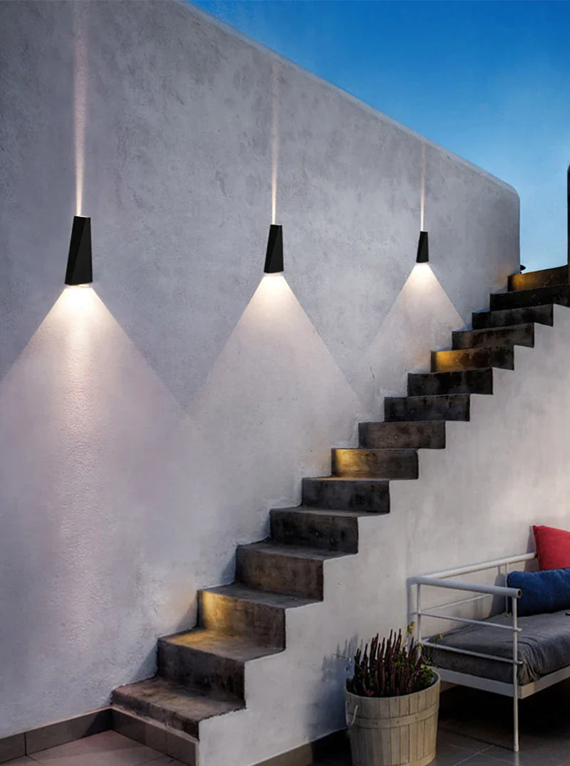 Axyaa Waterproof LED Wall Light for Porch, Garden, and Indoor Decoration