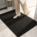 Axyaa Grey Welcome Door Mat: Absorbent, Non-Slip, Stain & Fade Resistant