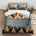Axyaa Cartoon Animal Print Quilt Cover Set - Digital Printing (Quilt Cover + Pillowcase)