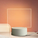 Axyaa 3D Night Light with Erasable Whiteboard, DIY Decorative Lighting and Reusable Handwriting