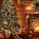 Axyaa Climbing Santa LED Light Strip with 8 Modes for Home Window and Tree
