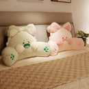 Axyaa Meow Cushion Bedhead Backrest Pillow - Large Bedroom Backrest Cushion