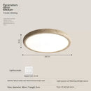 Axyaa Nordic Yellow Travertine Ceiling Light: LED Modern Retro Cream Living Room Decor