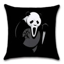 Axyaa Panda Cartoon Cushion Cover – 45x45cm Polyester Throw Pillowcase for Home Decor