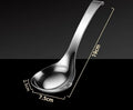 Axyaa Stainless Steel Deepened Soup Spoon - Large Tableware for Home