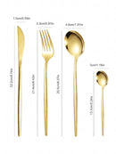 Axyaa Stainless Steel Tableware Set in Elegant Gift Box