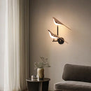 Axyaa Nordic Rotatable Bird Wall Light Fixture Sconces for Bedroom Decoration