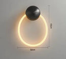 Axyaa LED Woven Thread Wall Sconce for Modern Soft Atmosphere in Home, Living Room or Bedroom