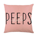 Easter Bunny Eggs Pillowcase 45x45cm Linen Pillow Covers, Axyaa Home Decor Brand