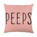Easter Bunny Eggs Pillowcase 45x45cm Linen Pillow Covers, Axyaa Home Decor Brand