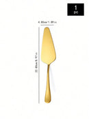 Axyaa Stainless Steel Spatula Set for Cakes, Breads & Pastries