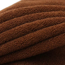 Axyaa Oversized Cotton Bath Towel with Embroidered Design - Blue/White/Brown