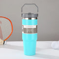 Axyaa Insulated Stainless Steel Bottle with Handle, Large Capacity Vacuum Insulated Cup