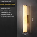 Axyaa Nordic Marble Copper Living Room Wall Light Strip