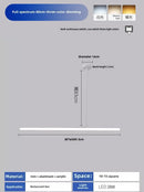 Axyaa Modern Minimalist LED Pendant Light for Dining Table and Office