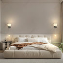 Axyaa LED Pumpkin Wall Lamp, Cream Wind Bedroom Bedside Lighting