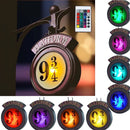 Axya Platform 9 3/4 Night Light Wall Hanging Lamp -16 Color Change Remote Gift