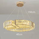 Axyaa Crystal Luxury Chandelier for Living, Bedroom, Dining Room - Indoor Lighting