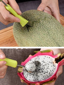 Axya Double-Headed Fruit Digger Spoon and Carving Knife Kitchen Gadget