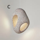 Axyaa Dark Red Retro Restaurant Drop Pendant Light