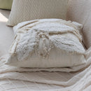 Axyaa Leaves Tufted Cushion Cover - Mori Style Home Decor Pillowcase