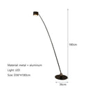 Axyaa Modern Fishing Floor Lamp for Villa Parlor Bedroom Hotel Living Room
