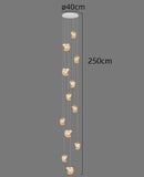 Axyaa LED Ring Pendant Light Chandelier for Modern Home Decor