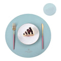 Axyaa PU Faux Leather Table Mats & Coasters Set for Dining & Kitchen, Christmas Theme