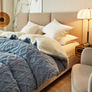 Axyaa Plush Winter Duvet Cover - Double-sided Fleece Comfort, Warmth, Softness