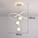 Axyaa Modern LED Pendant Chandelier for Living Room and Dining Room Lighting